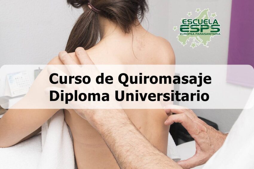 Curso de Quiromasaje en Pontevedra y titulación en Masaje Deportivo en Pontevedra. La escuela en activo más antigua de Pontevedra